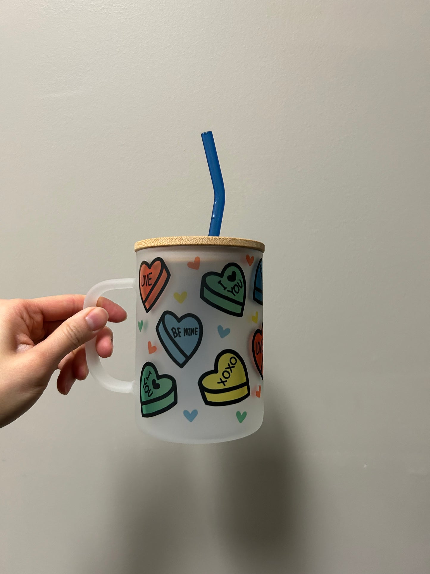 Xoxo Heart Glass Mug