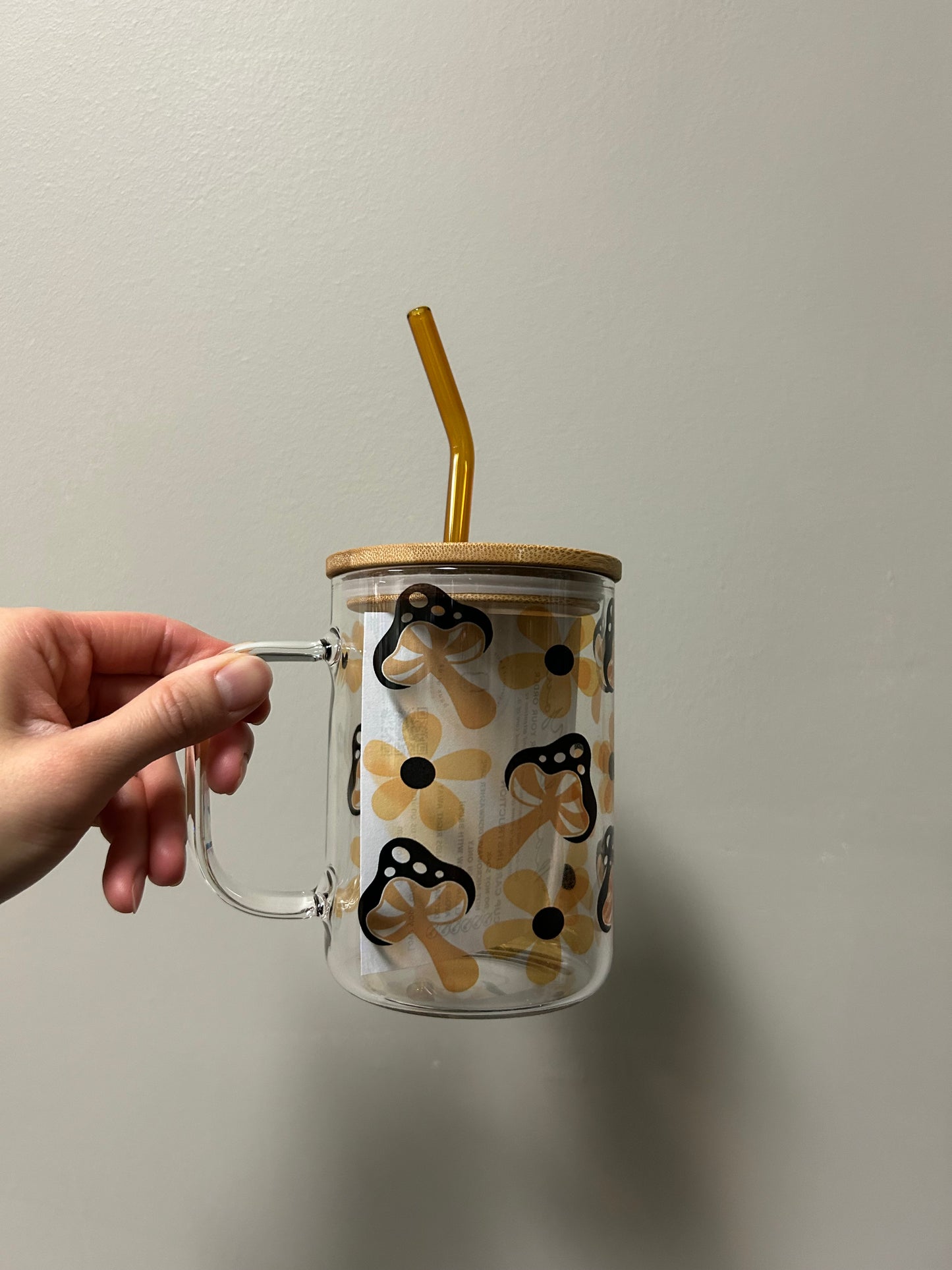 Mushroom Glass Mug
