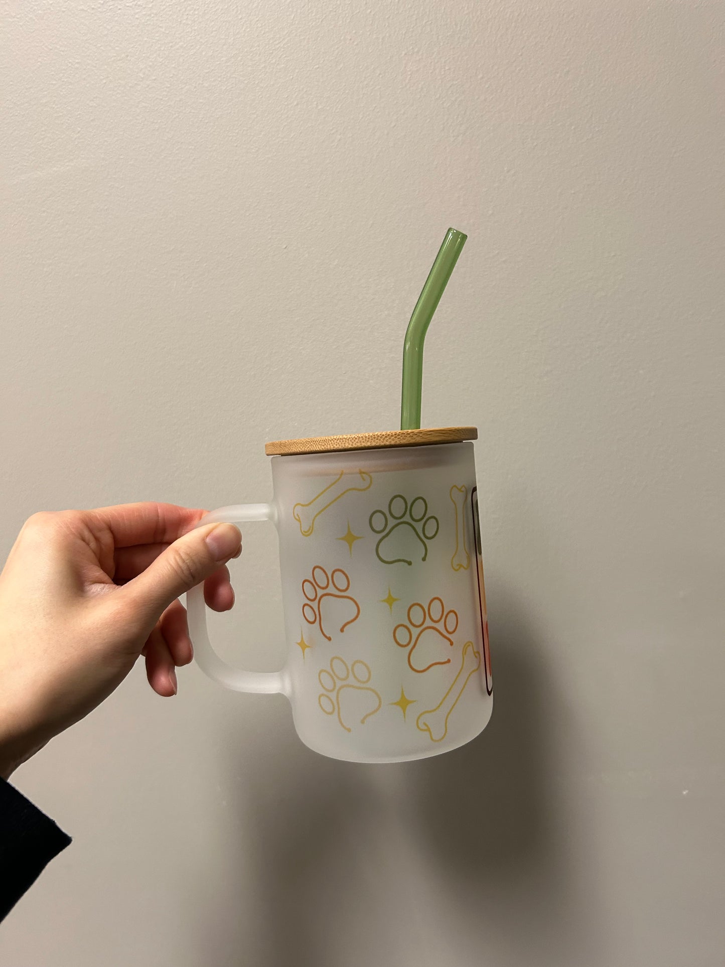 Fur Mama Glass Mug