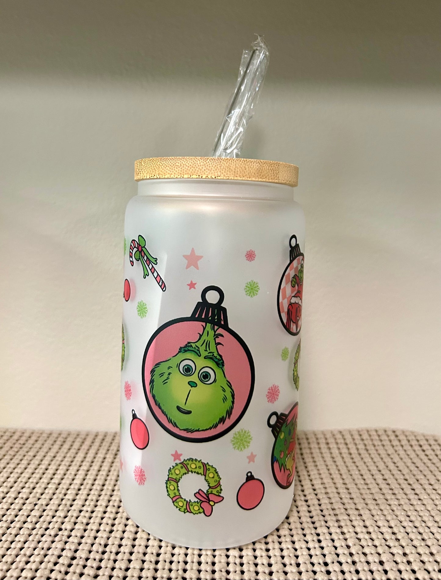 Cartoon Character Glass Cup
