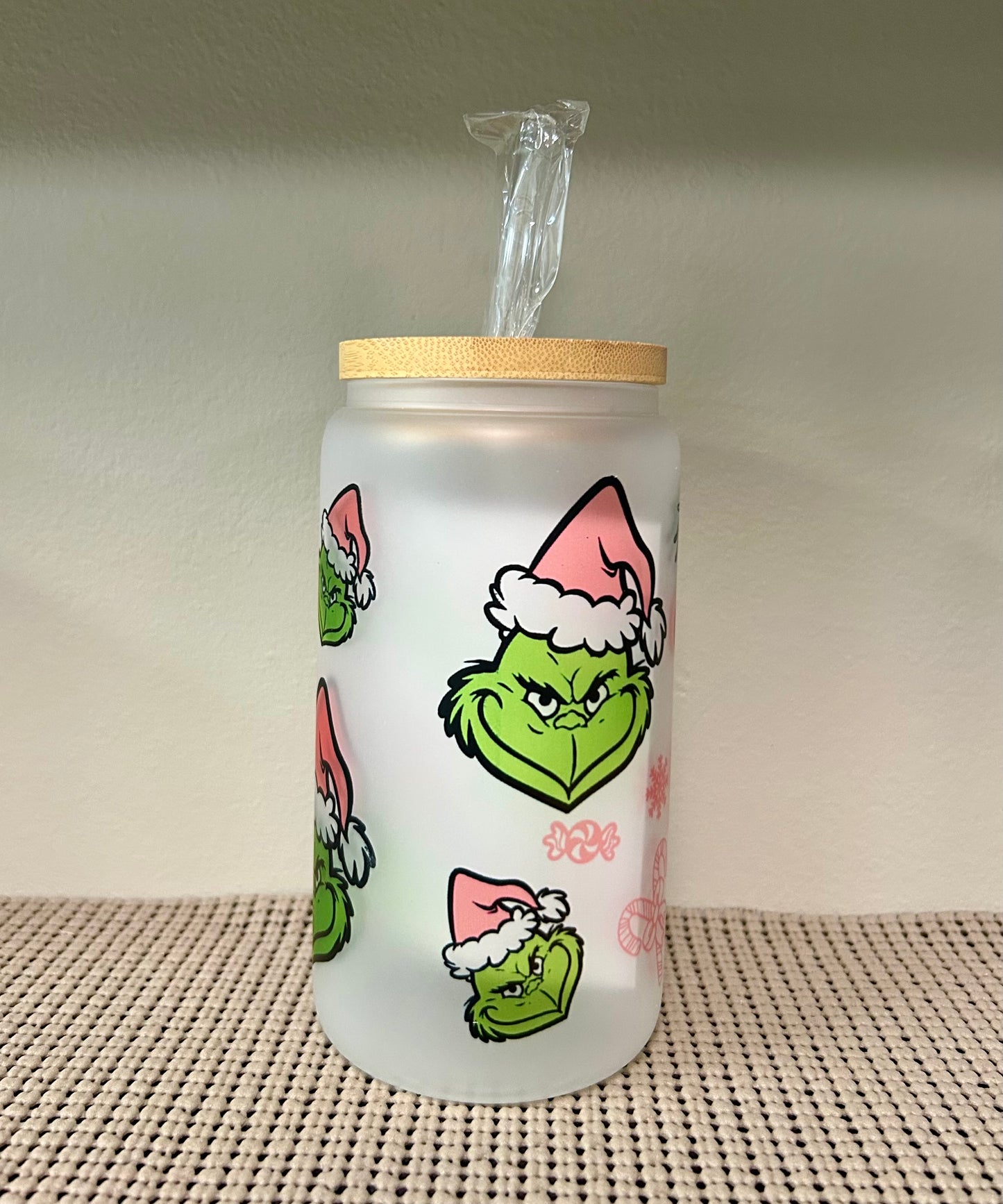 Cartoon Character Glass Cup