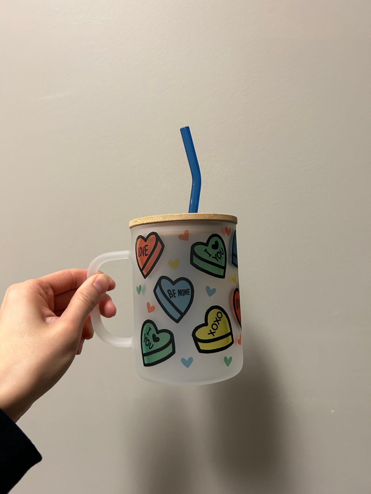 Xoxo Heart Glass Mug