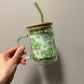 Geometric heart Glass Mug