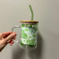 Geometric heart Glass Mug