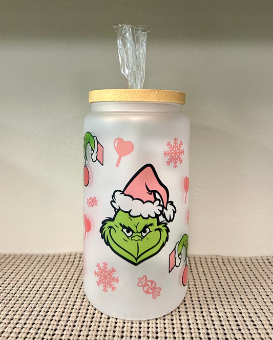 Cartoon Character Glass Cup