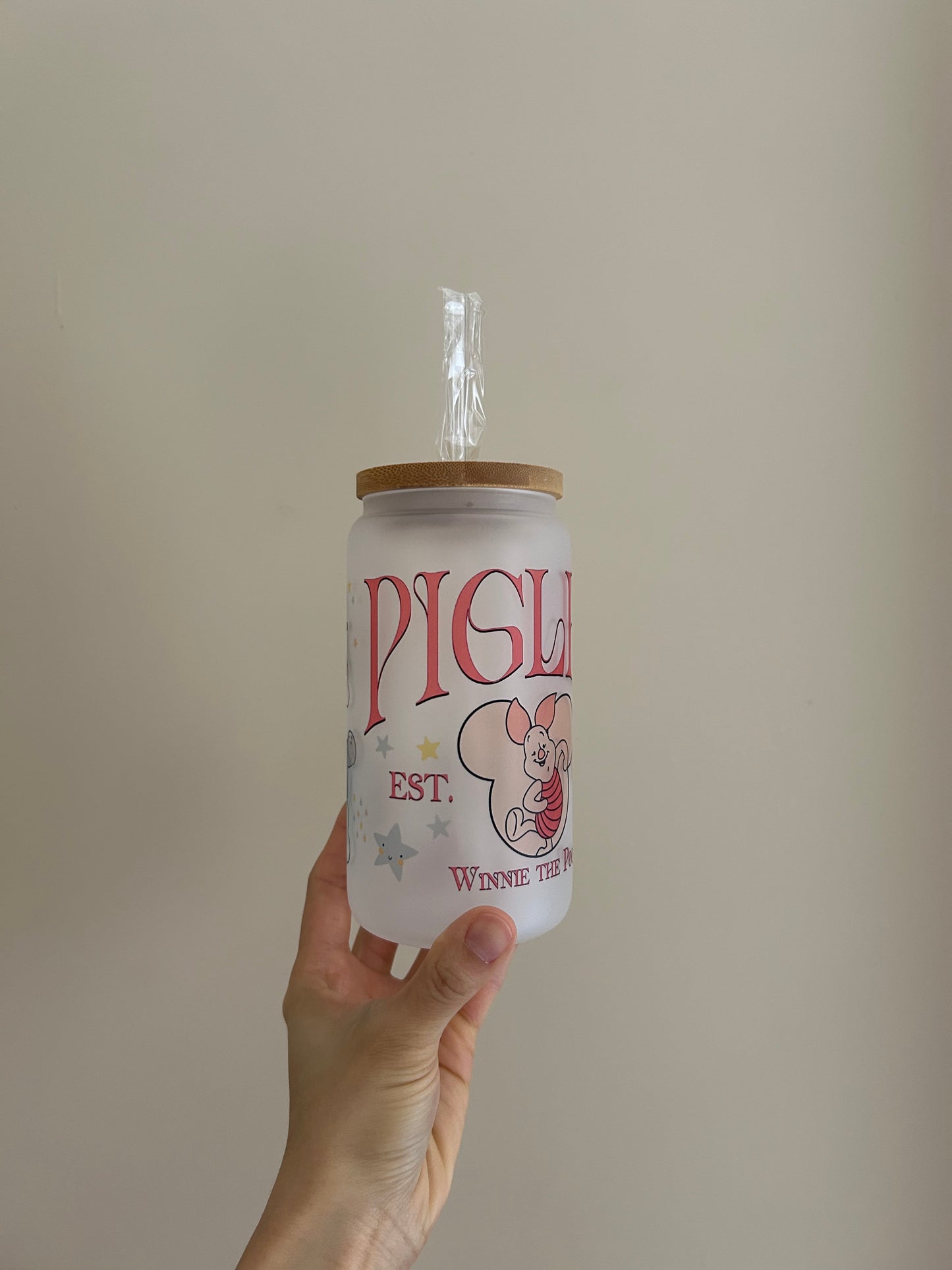 Bear & Friends Glass Cup