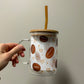 Coffee Bean Glass Mug