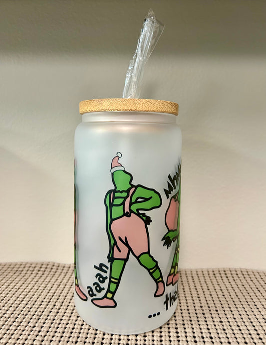 Cartoon Character Glass Cup