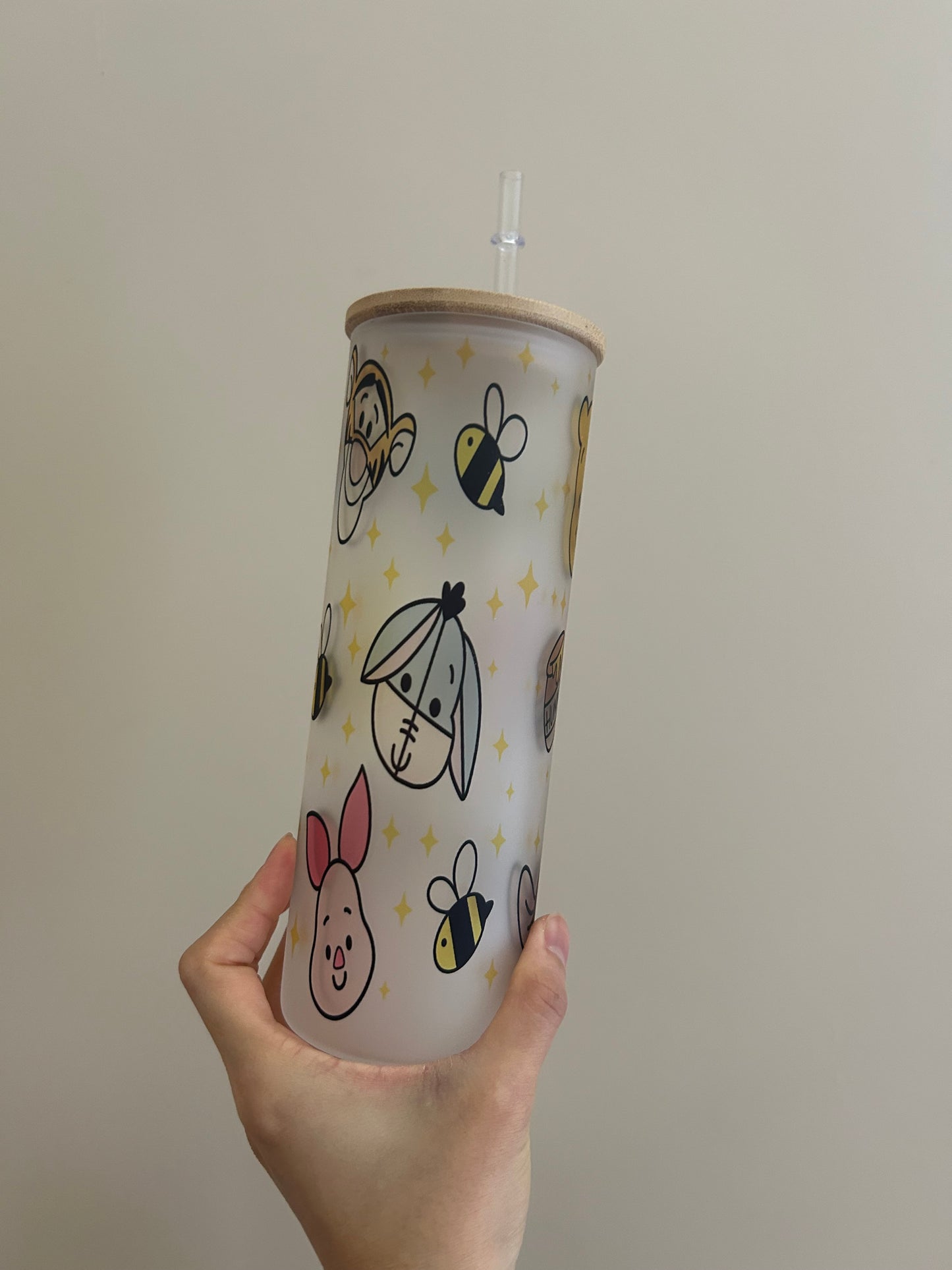 Bear Glass Cup