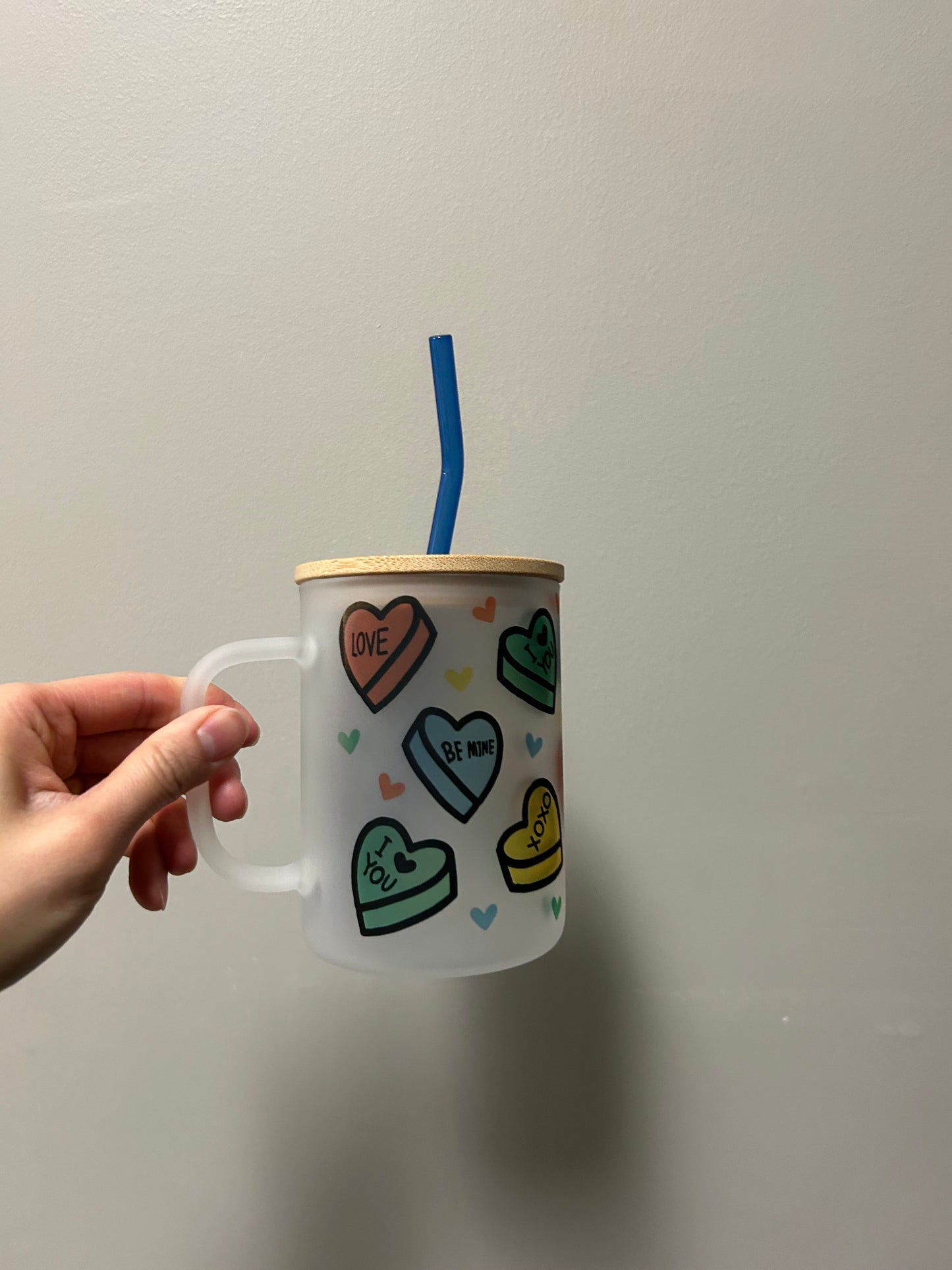 Xoxo Heart Glass Mug