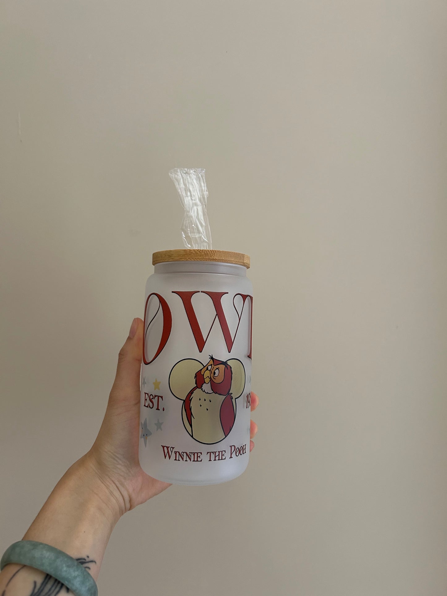 Bear & Friends Glass Cup