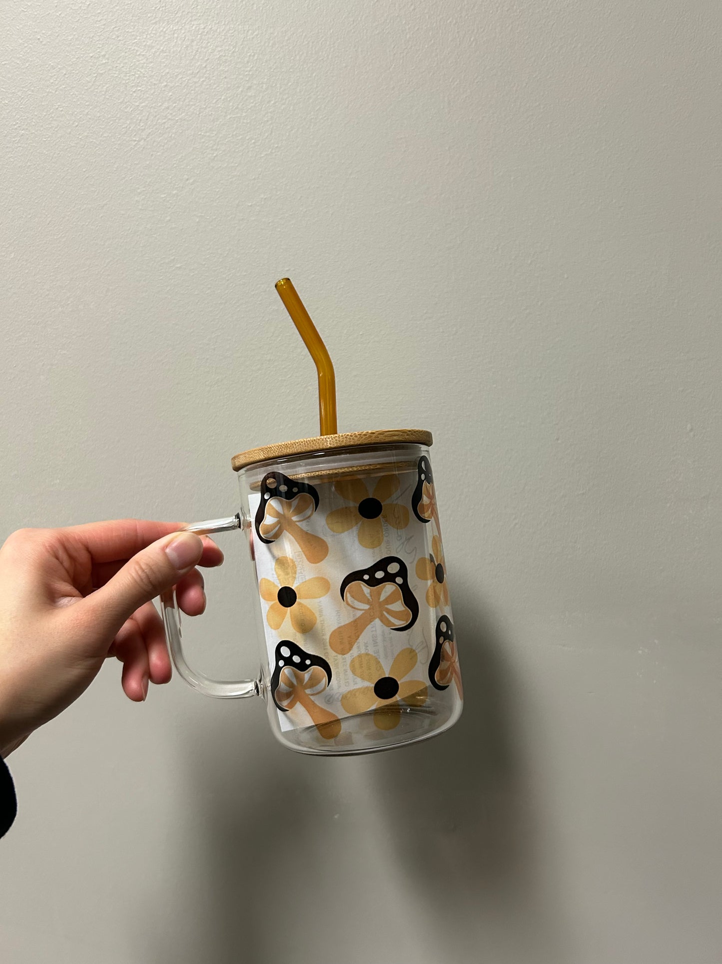 Mushroom Glass Mug