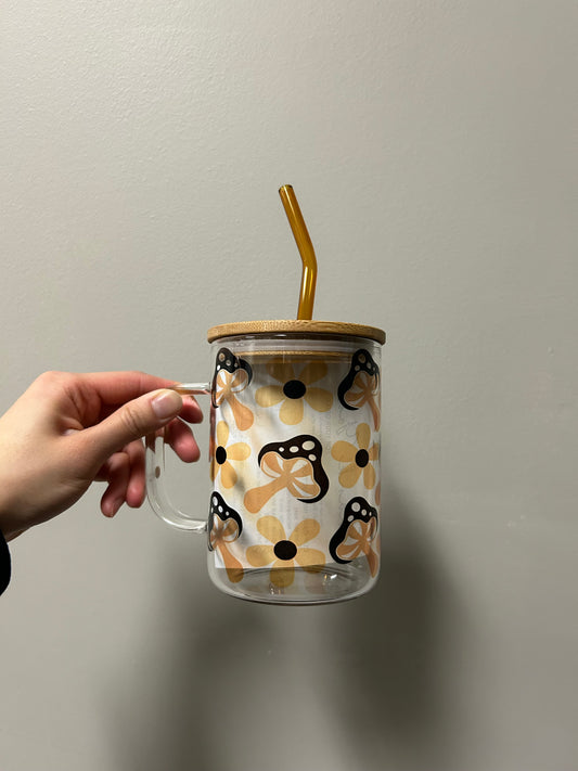 Mushroom Glass Mug