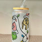 Cartoon Character Glass Cup