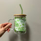 Geometric heart Glass Mug