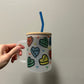 Xoxo Heart Glass Mug