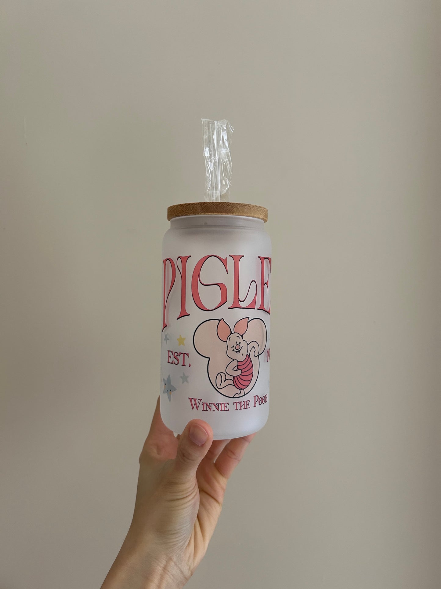 Bear & Friends Glass Cup