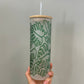 Monstera Glass Cup