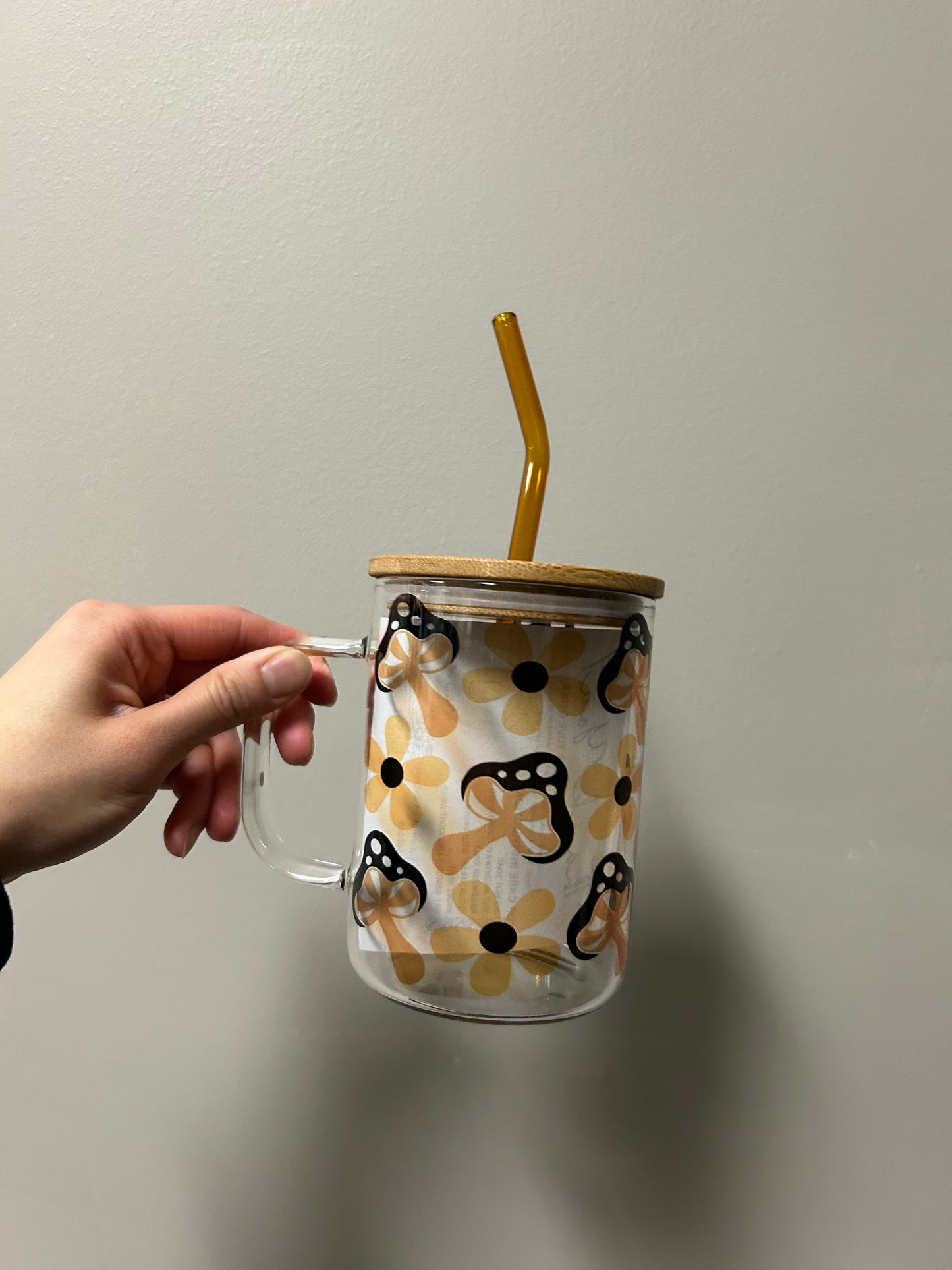 Mushroom Glass Mug