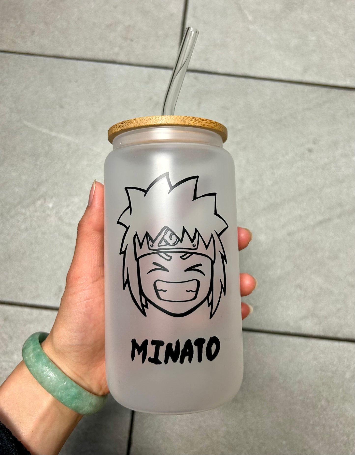 Ninja Jutsu Glass Cup