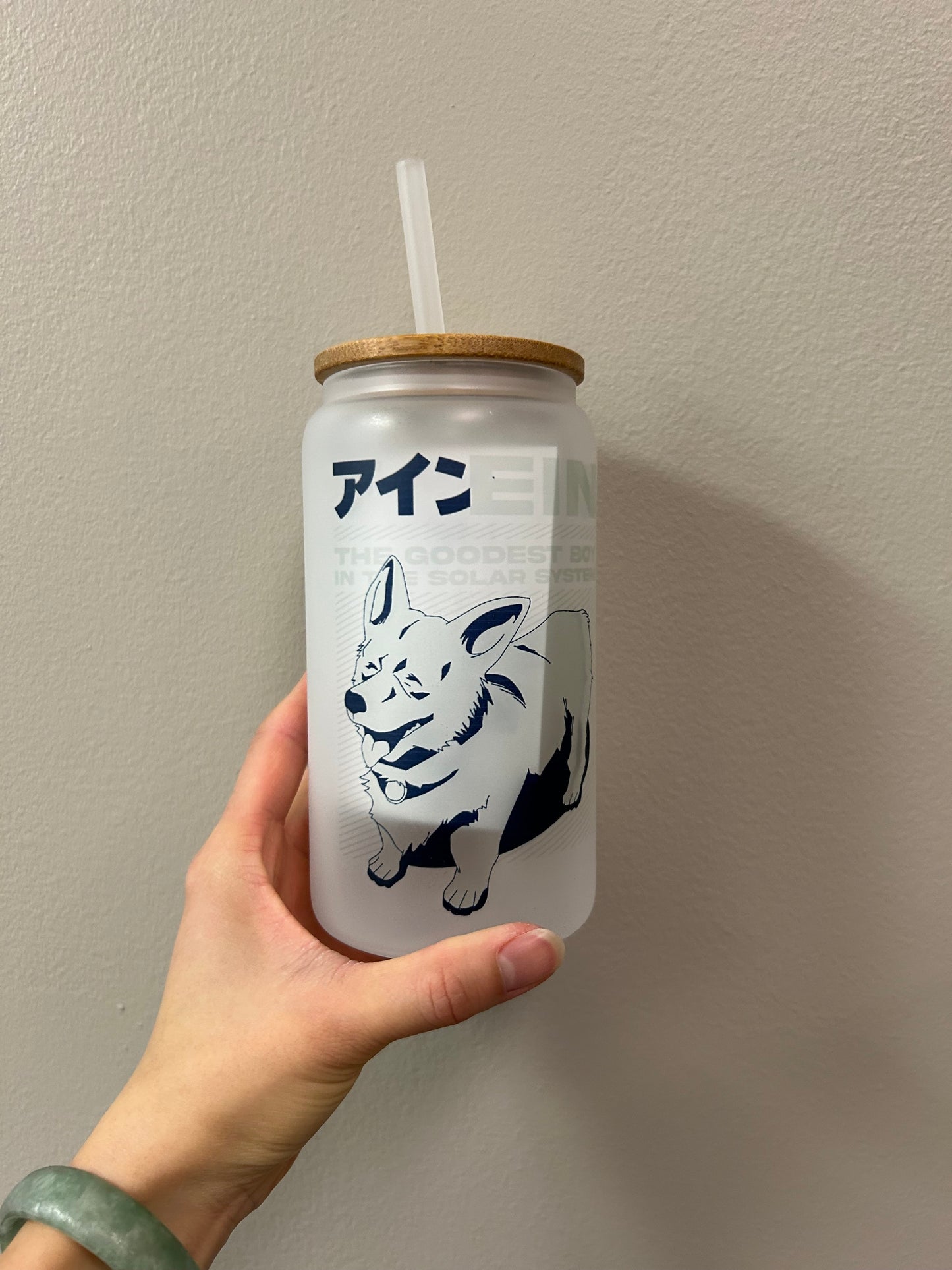 Cowboy Glass Cup