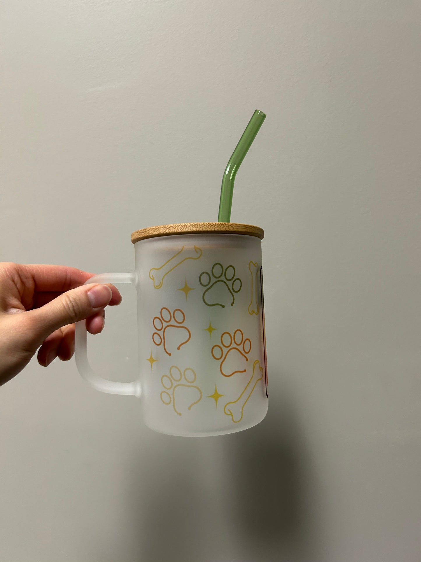 Fur Mama Glass Mug