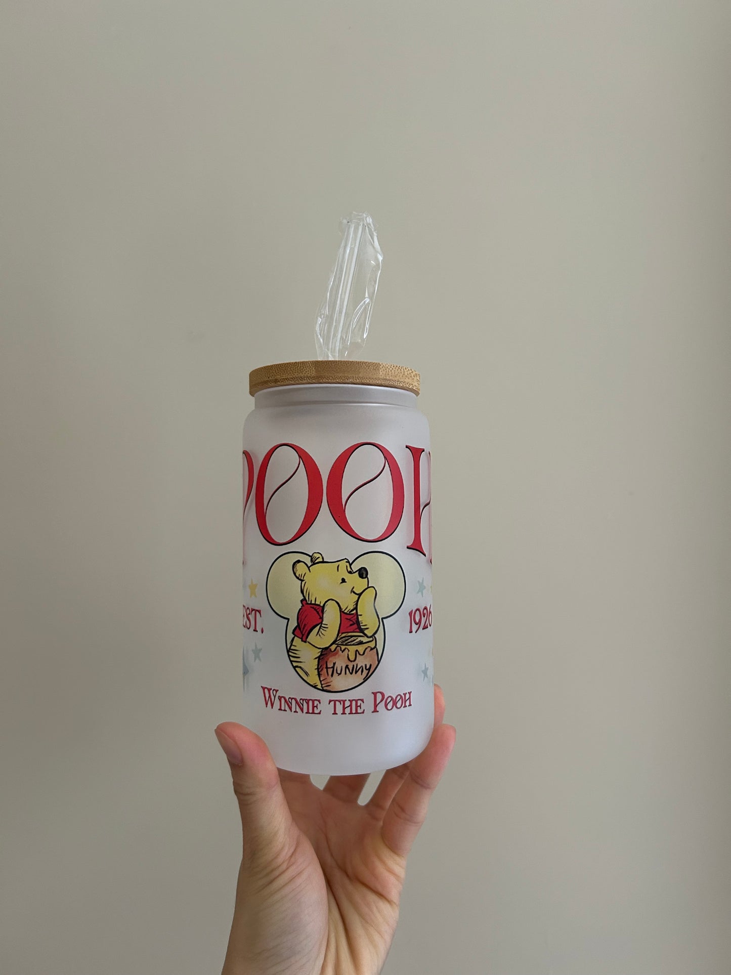 Bear & Friends Glass Cup