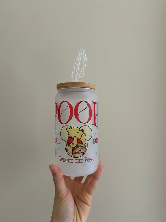 Bear & Friends Glass Cup