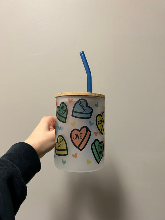 Xoxo Heart Glass Mug