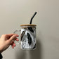 Feather Glass Mug