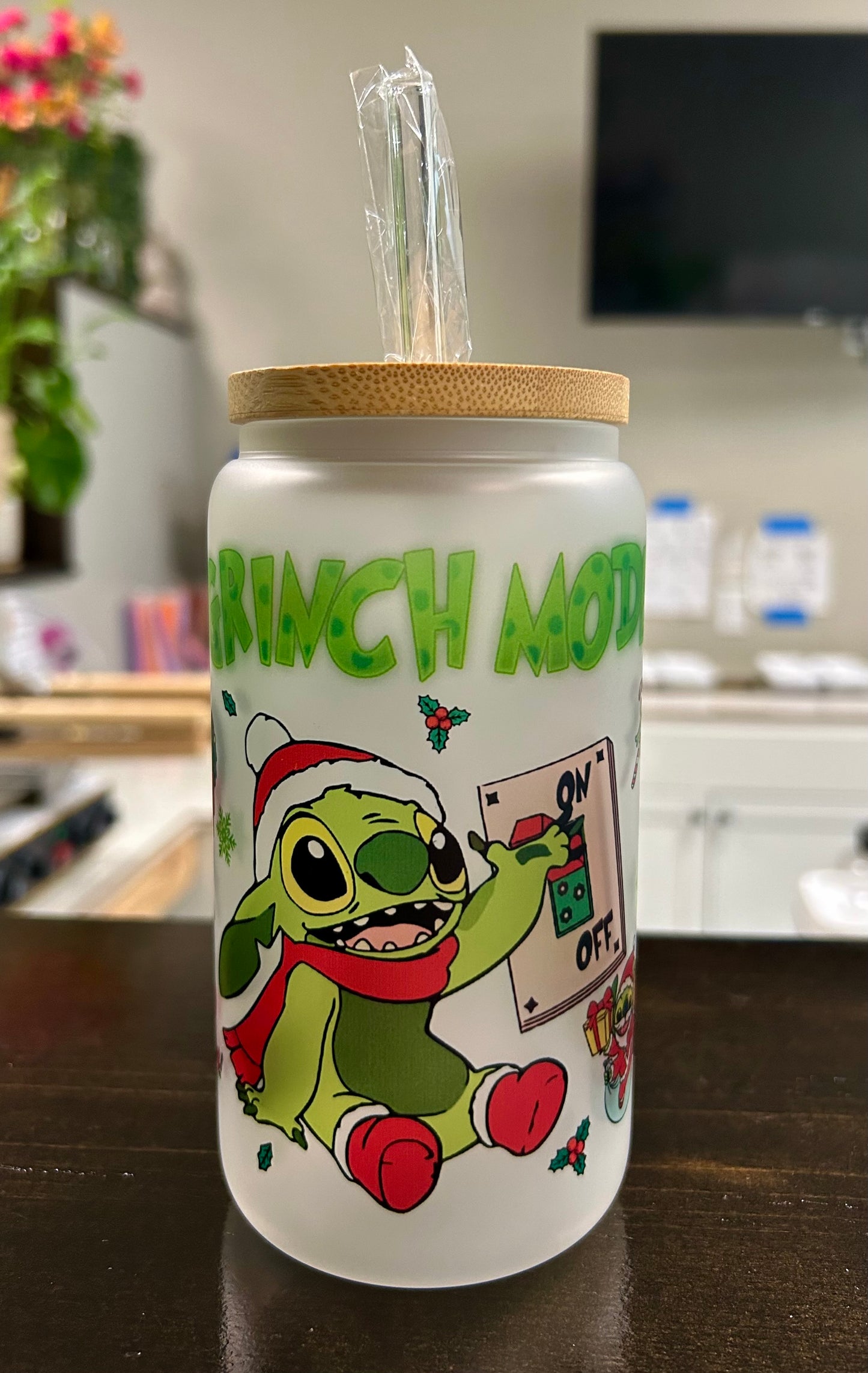 Cartoon Character Glass Cup