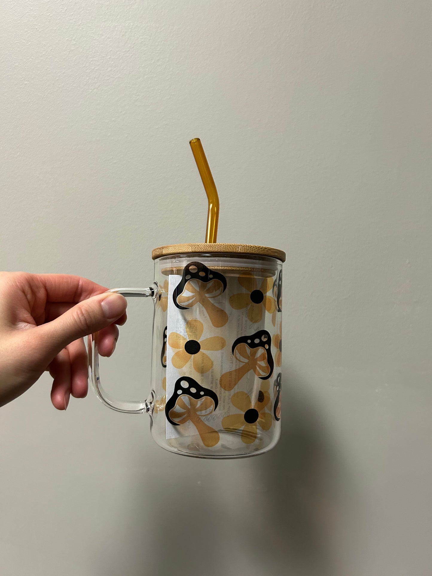Mushroom Glass Mug