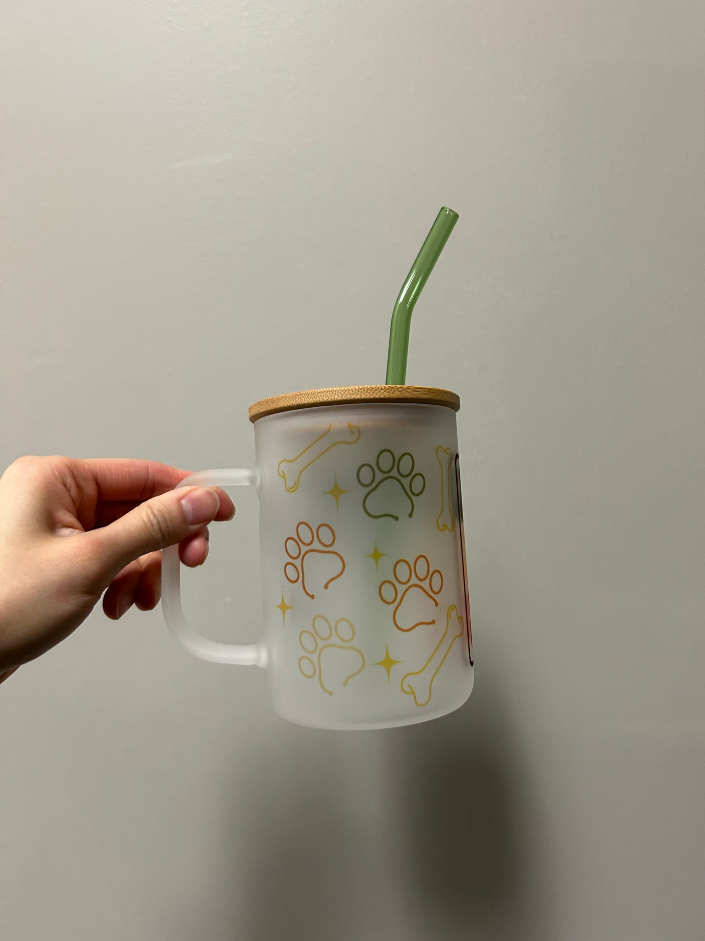 Fur Mama Glass Mug