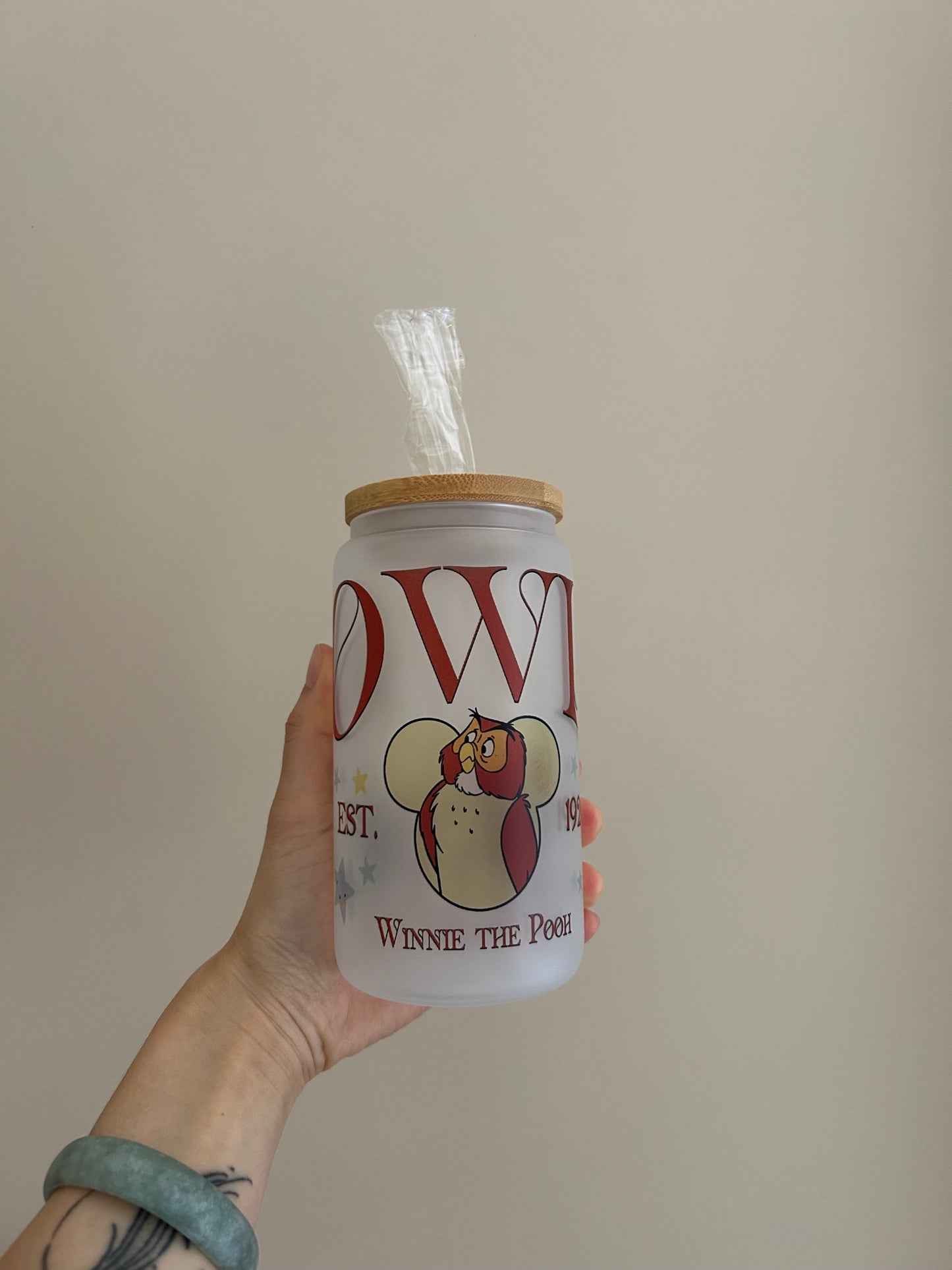 Bear & Friends Glass Cup