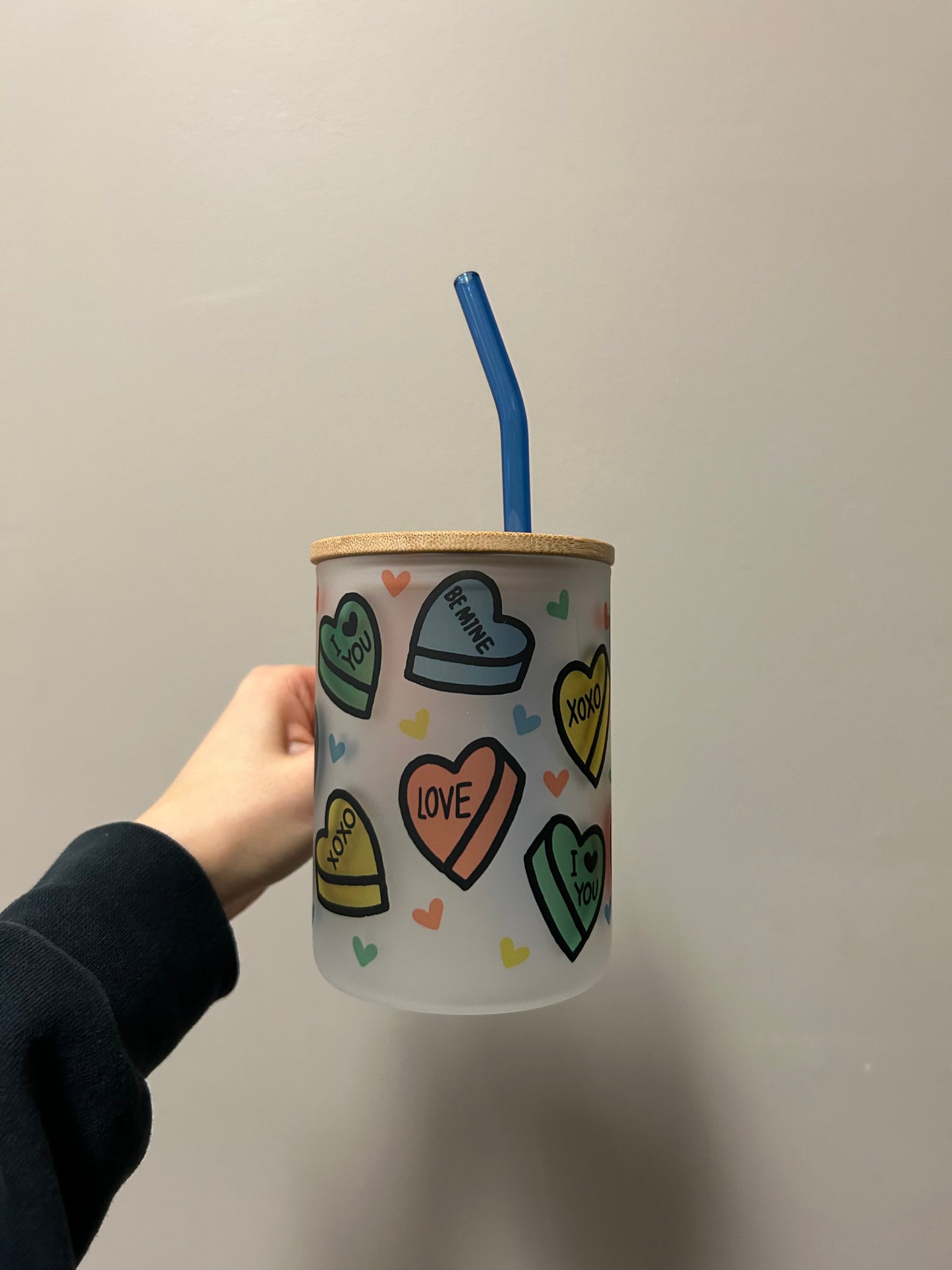 Xoxo Heart Glass Mug