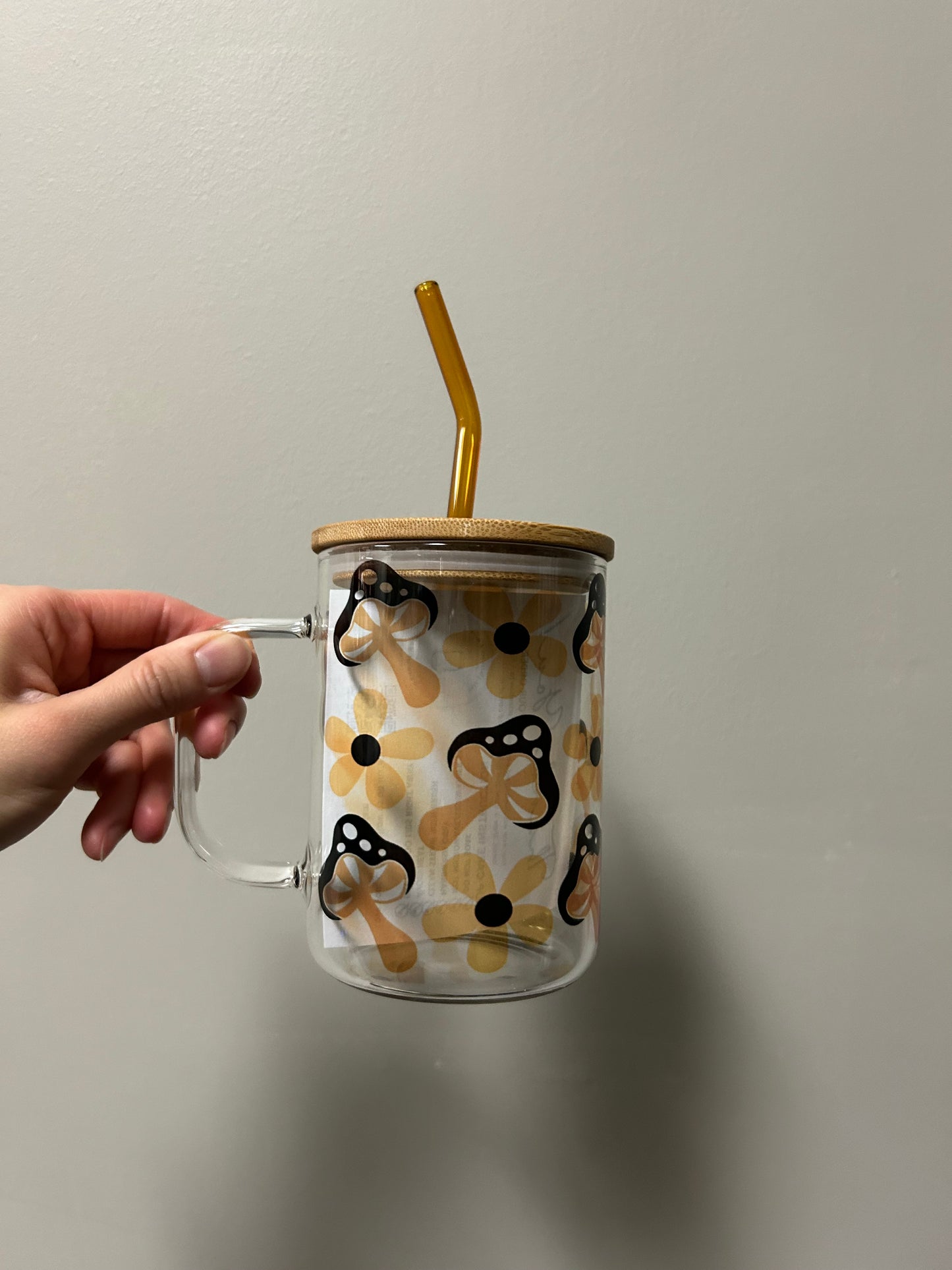 Mushroom Glass Mug