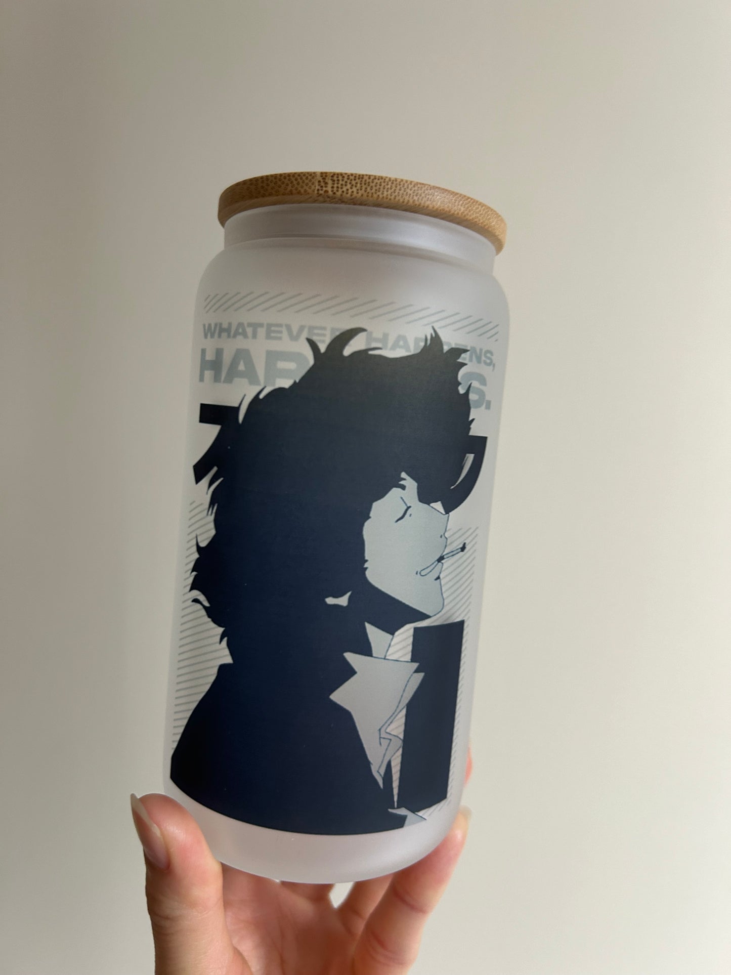 Cowboy Glass Cup