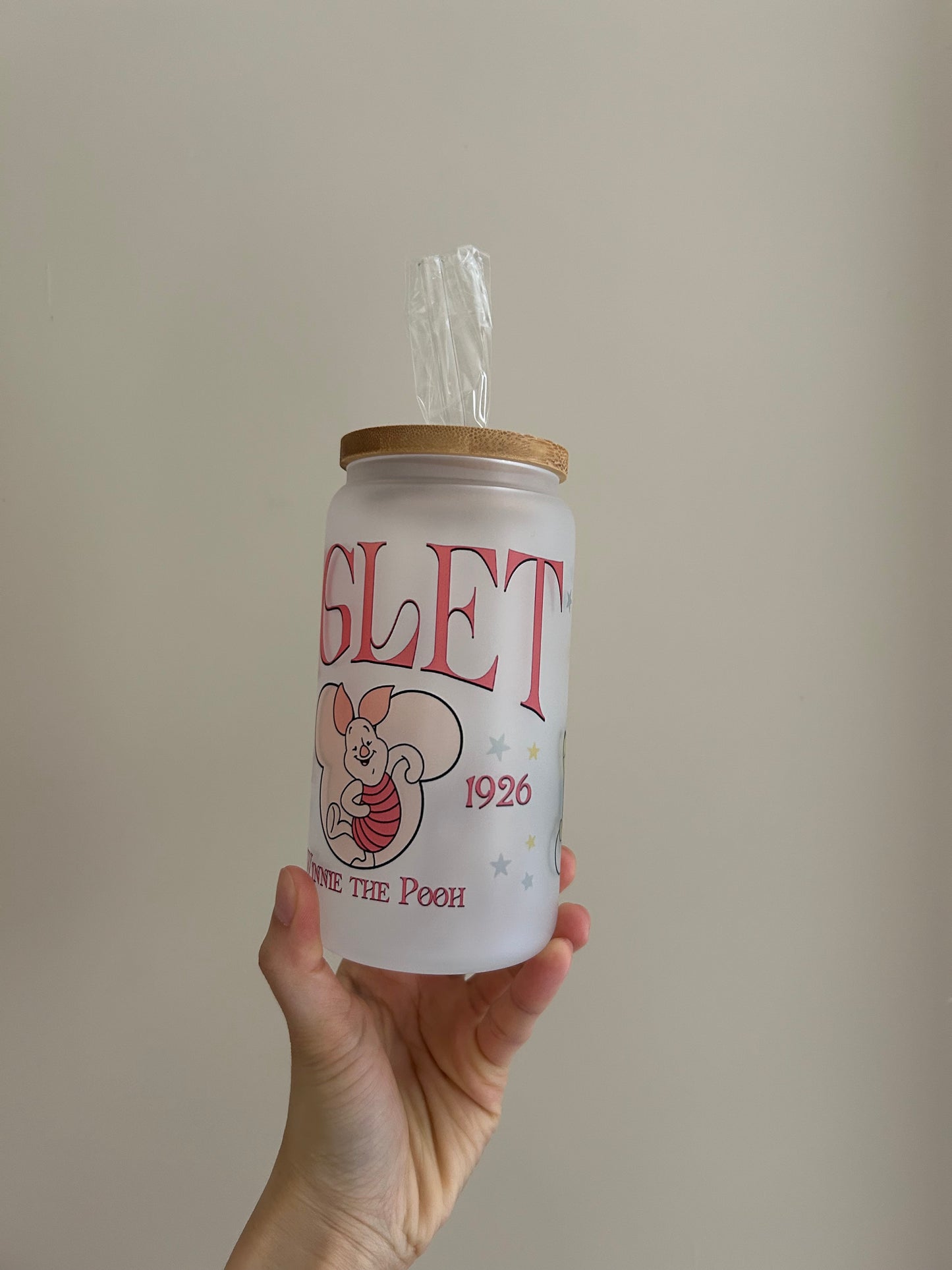 Bear & Friends Glass Cup