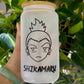 Ninja Jutsu Glass Cup