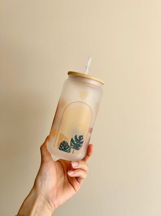 Boho Monstera Cup