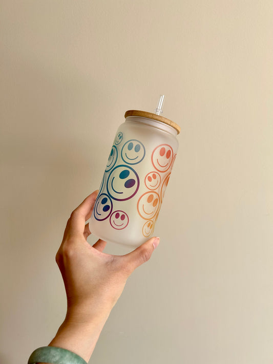 Multi Color Smiley Cup